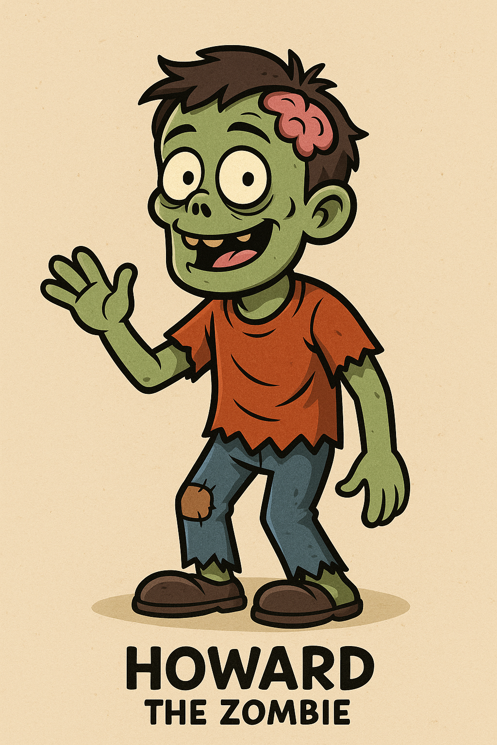 Cartoon image of Howard the Zombie